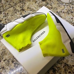 Neon Balenciaga KIDS sneakers size 29-30.